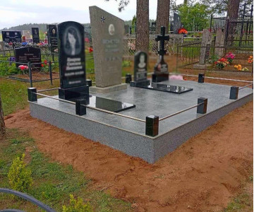 Наши работы по установке памятников