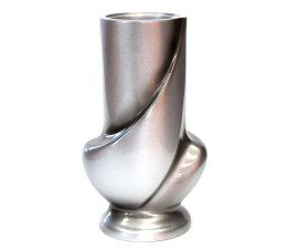 Ваза ритуальная №1 22 см серебро