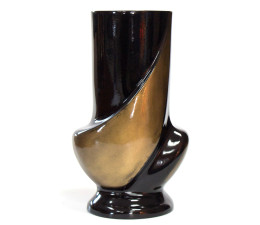 Ваза ритуальная №1 22 см черн/зол