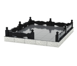 Гранитная ограда О-14