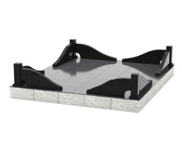 Гранитная ограда О-18