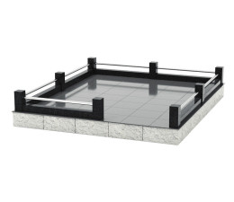 Гранитная ограда О-3