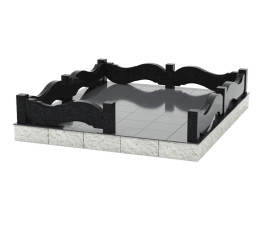 Гранитная ограда О-4