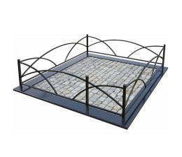 Металлическая ограда МО-20