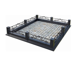 Кованая ограда КО-2