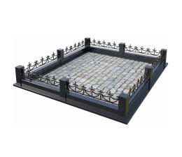 Кованая ограда КО-7